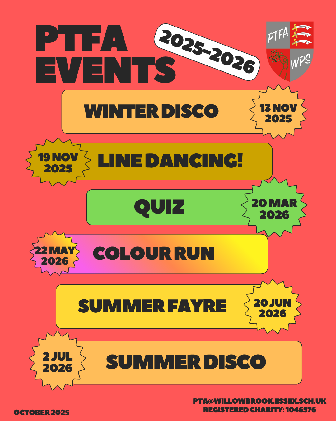 2025 - 2026 Events